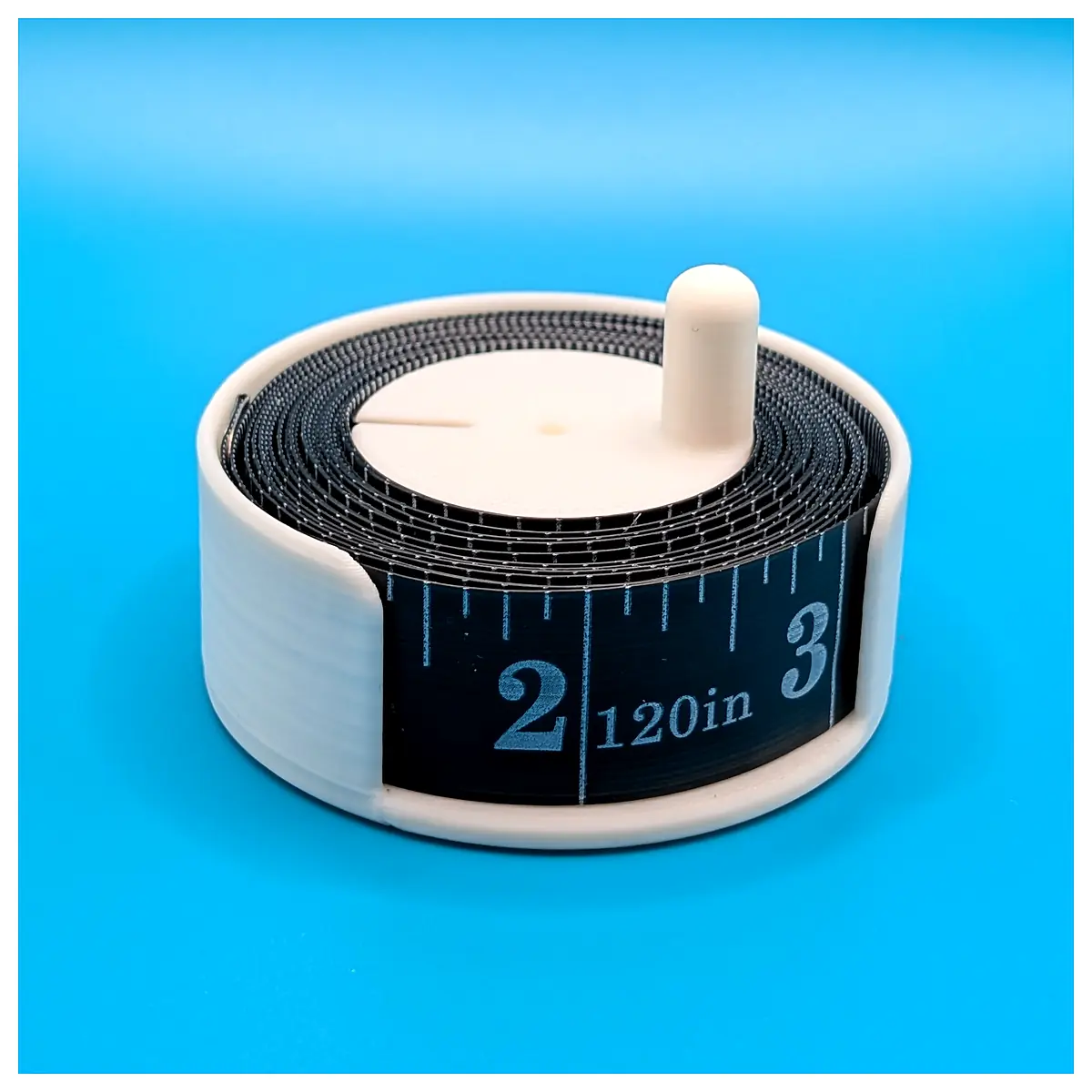 Soft Tape Measure Spool Print in Place Measurement Tool Flexible Tape Roll Measure Length Fast Measurement