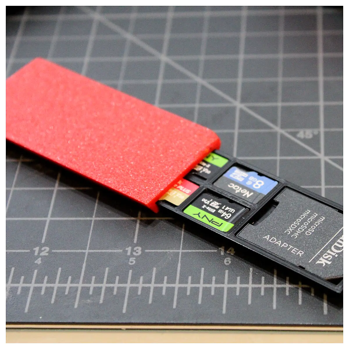SD Card Holder Case Portable Storage Device Phone Card Adapter Universal Accessory Protection