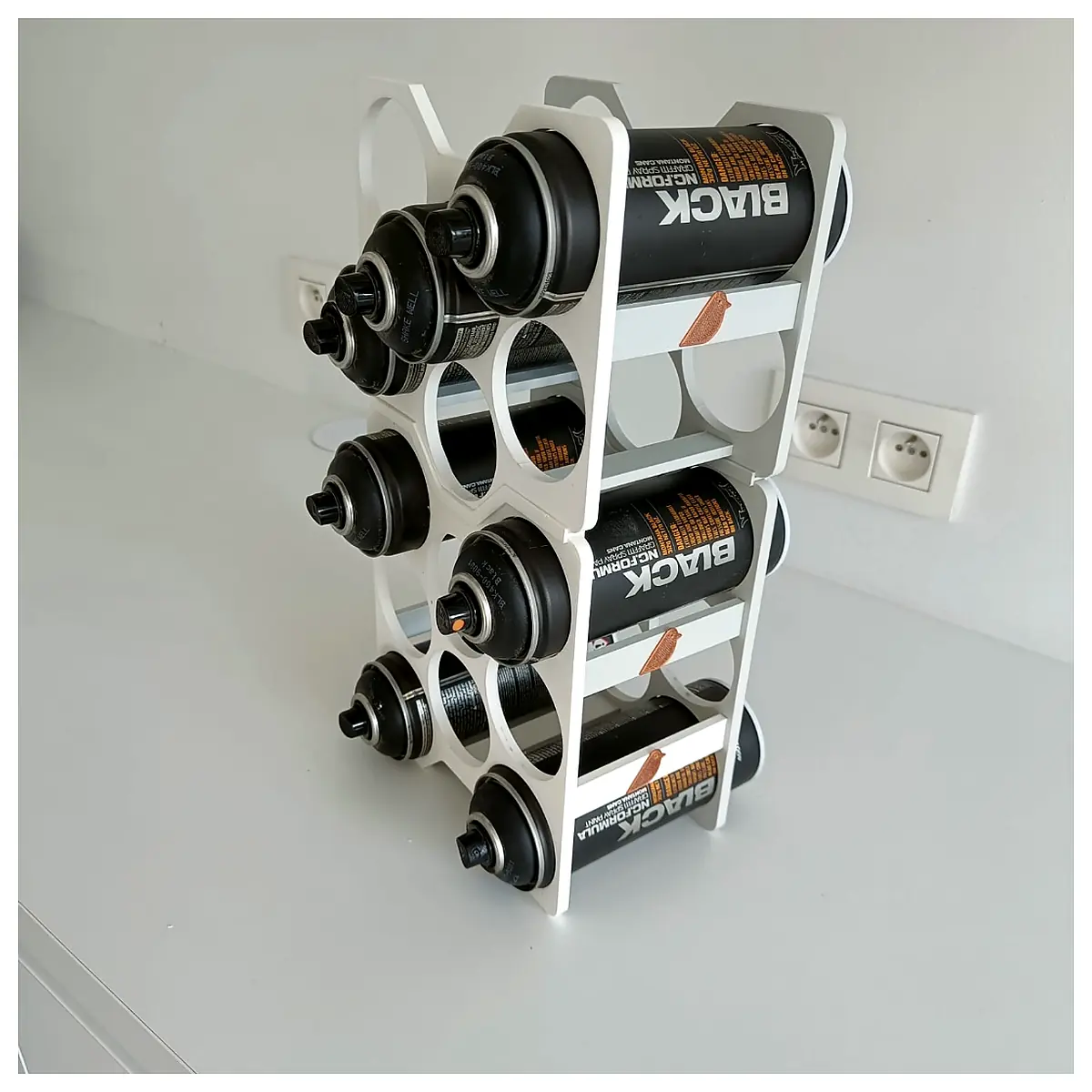 Spray Can Holder Organizer Spray Gun Support Universal Automotive Repair Parts Accessories
