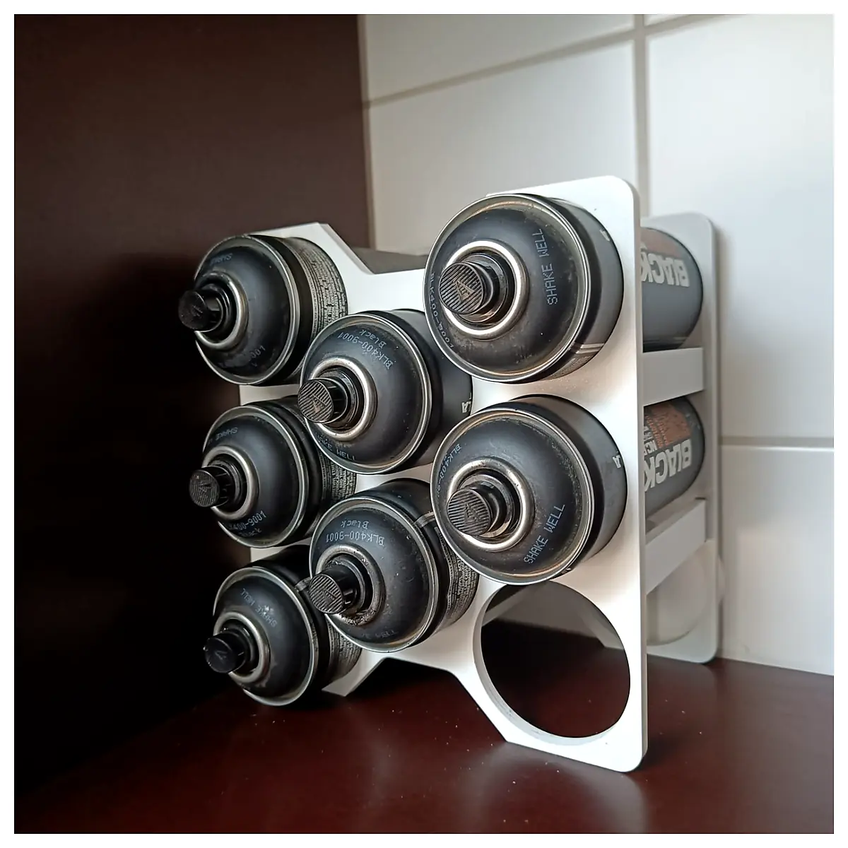 Spray Can Holder Organizer Spray Gun Support Universal Automotive Repair Parts Accessories