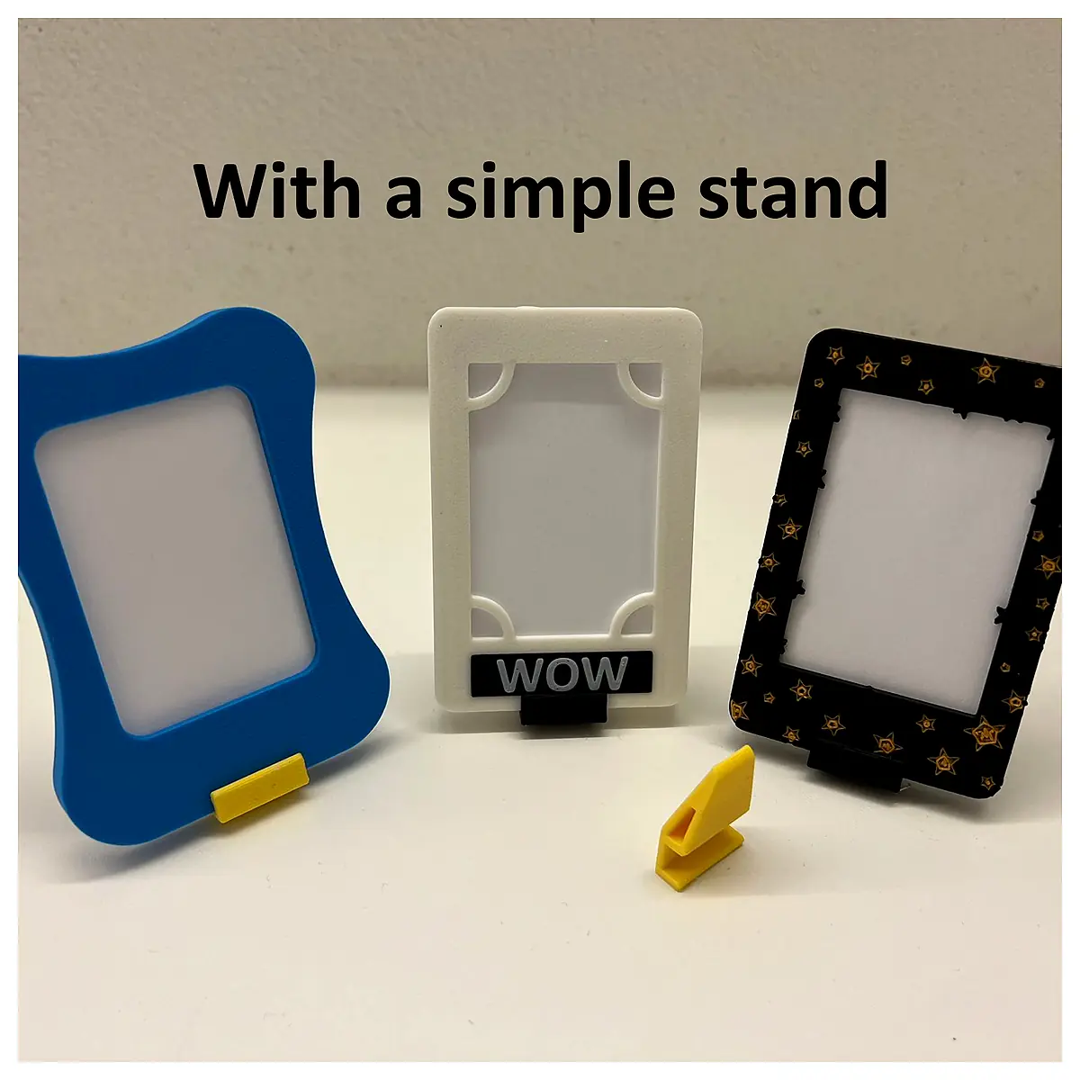 Picture Frames Stand Wall Mount 15 Pack Universal Display Frames Art Photo Holders Wall Hanging Storage