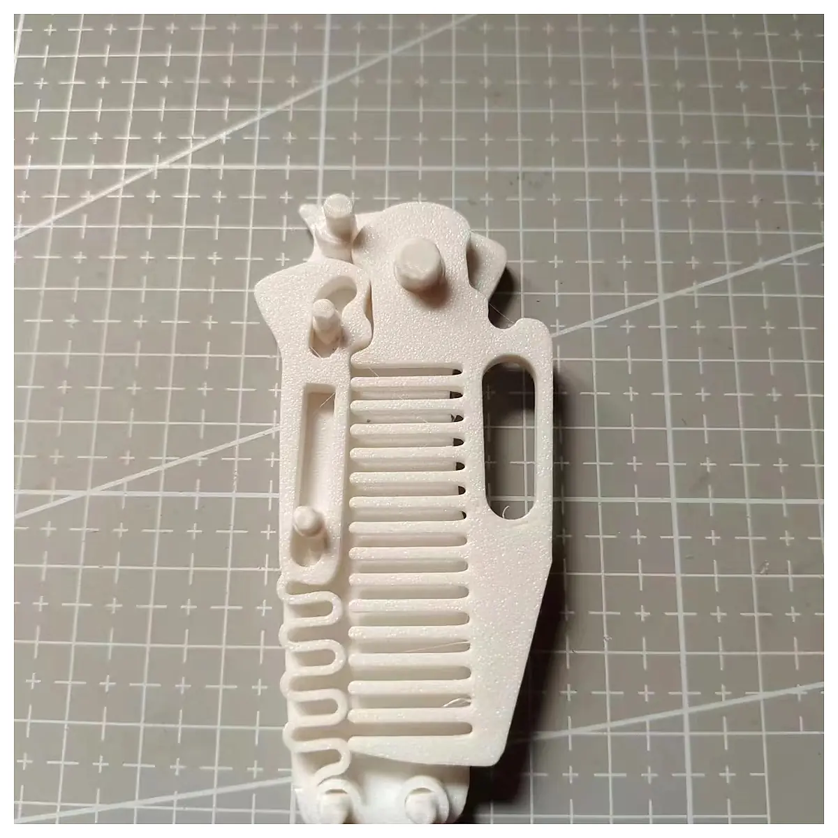 Folding Comb V2 3D Printable Customizable Universal Comb Hair Care Styling Accessories Replacement Parts