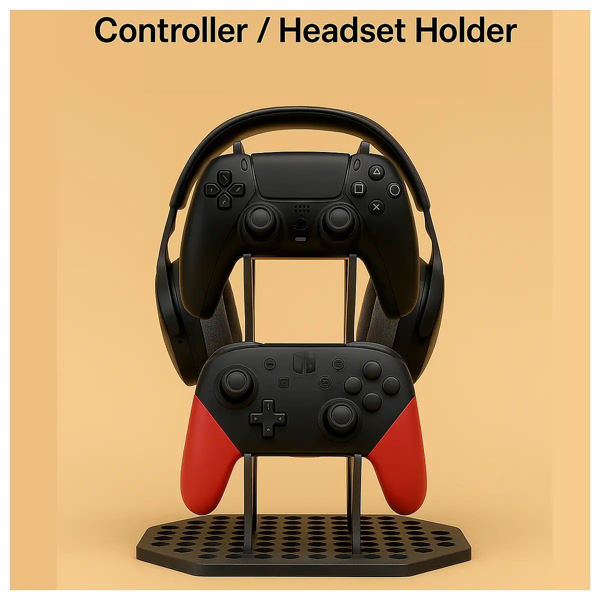 Controller Stand Holder for PS5 Game Accessory Controller Organizer Gaming Support Console Stand Your Controller