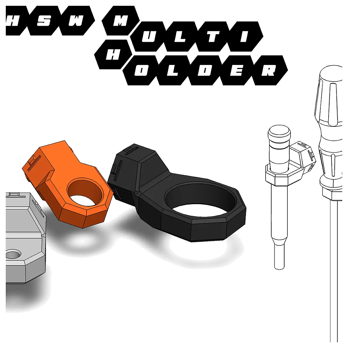 Multi purpose Holder Parts Repair Maintenance Tools Organizer Accessories