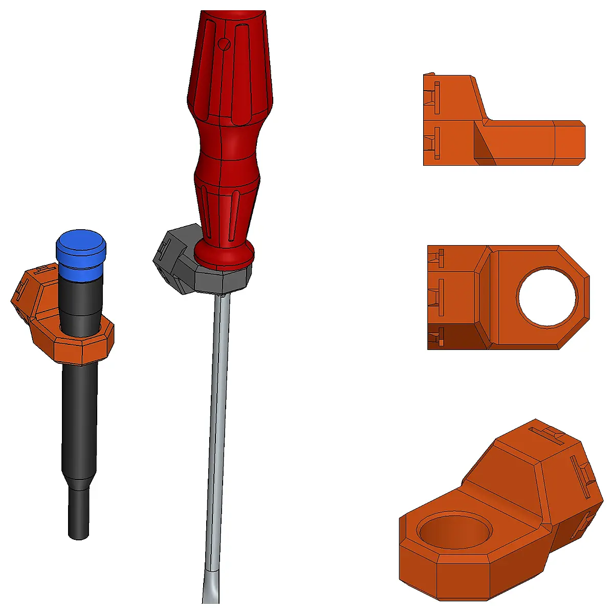 Multi purpose Holder Parts Repair Maintenance Tools Organizer Accessories
