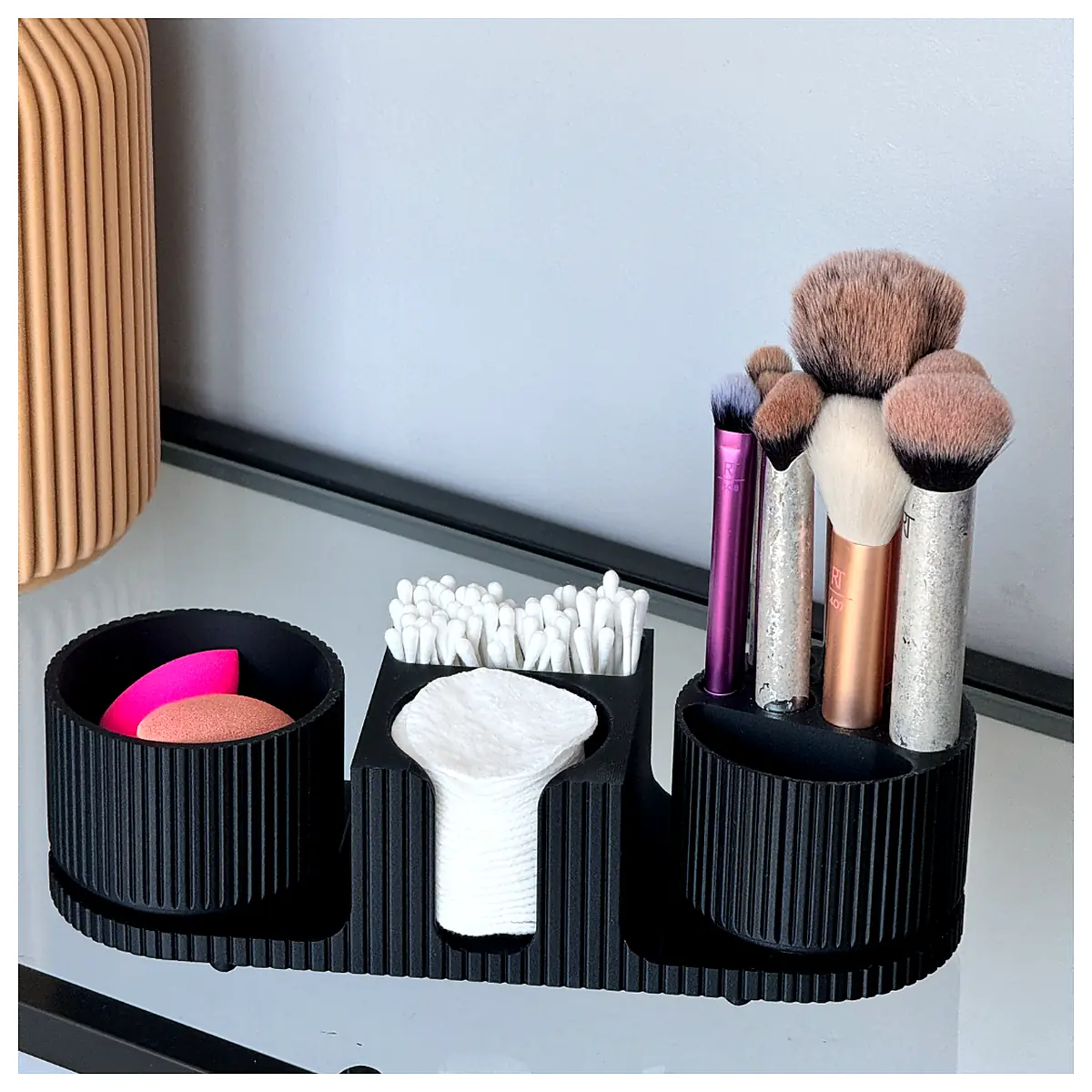 Spinning Makeup Organizer Rotating Cosmetic Storage Box Organizer with Shelves Accessories Replacement Parts Direct from Factory