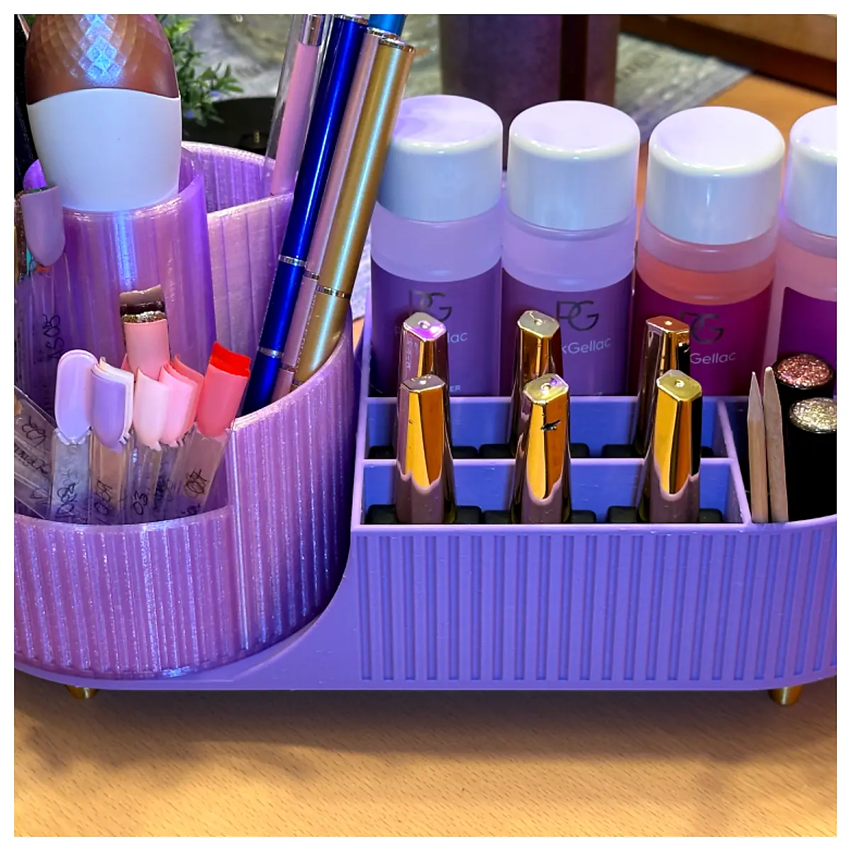 Bathroom Cosmetic Organizer Carousel Display Stand Rotating Shelf Storage Unit Home Organization Accessories