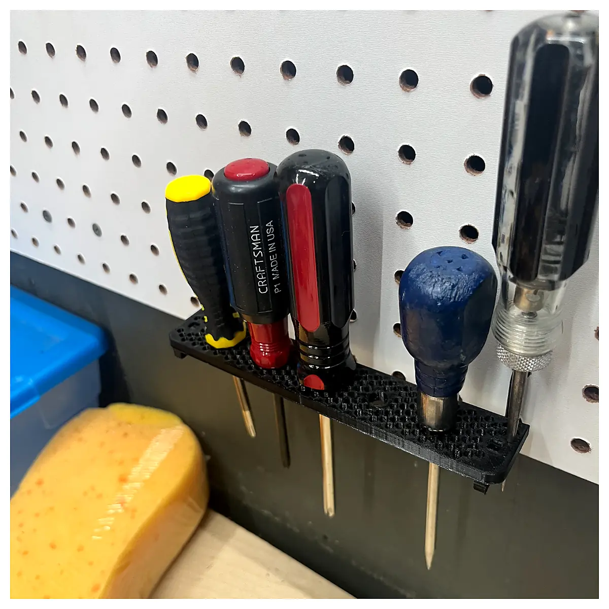 Pegboard Hooks Wall Mounting Hardware Pegboard Accessories Durable Strong Grip Versatile Storage