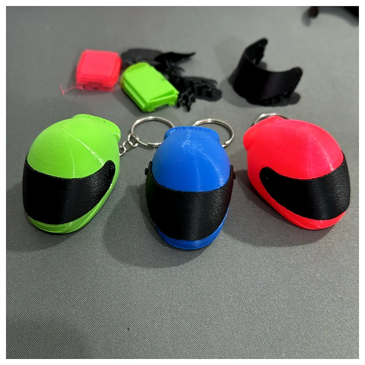 Helmet Keyring Motorcycle Key Chain Cycling Accessory Key Protection Secure Riding Bike Parts