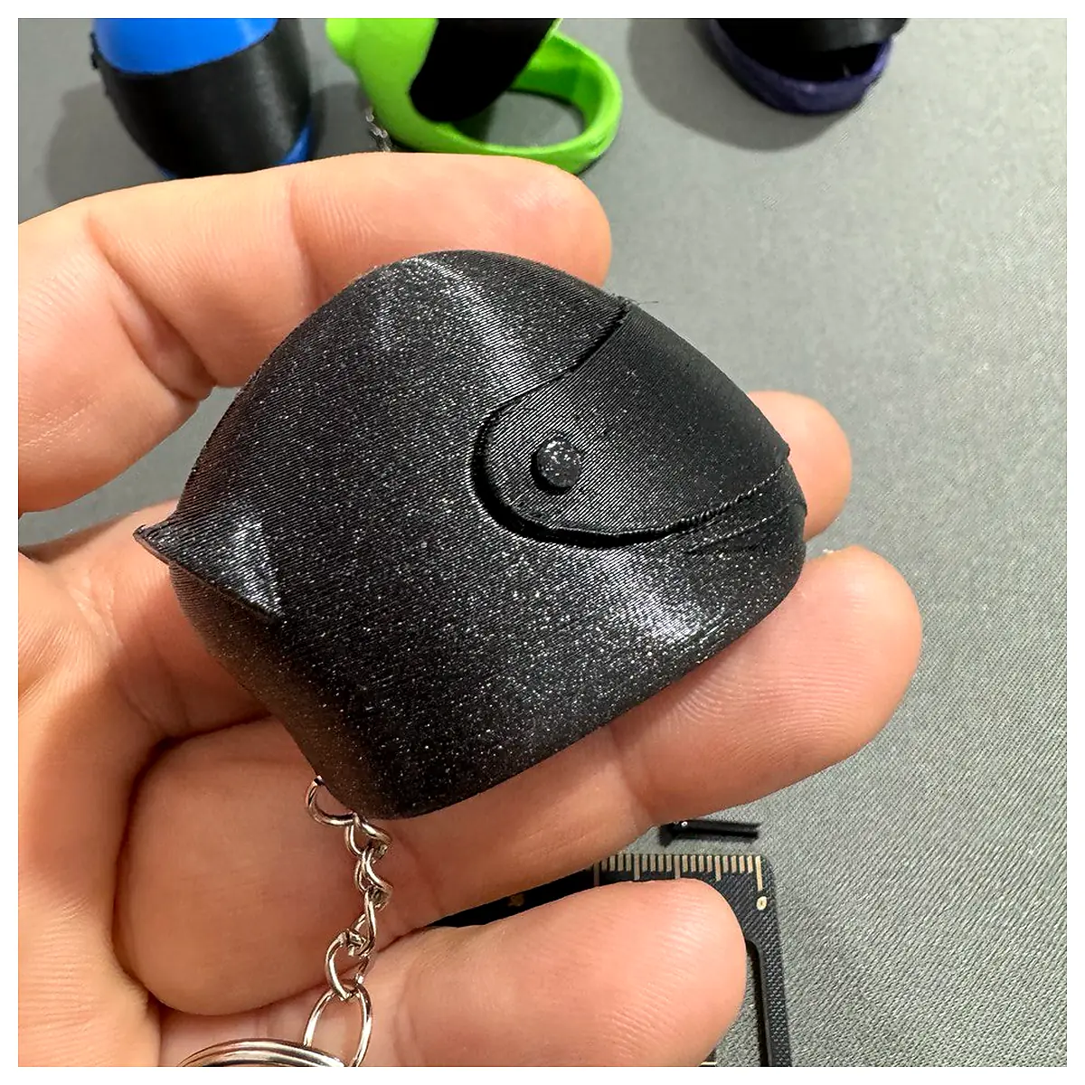 Helmet Keyring Motorcycle Key Chain Cycling Accessory Key Protection Secure Riding Bike Parts