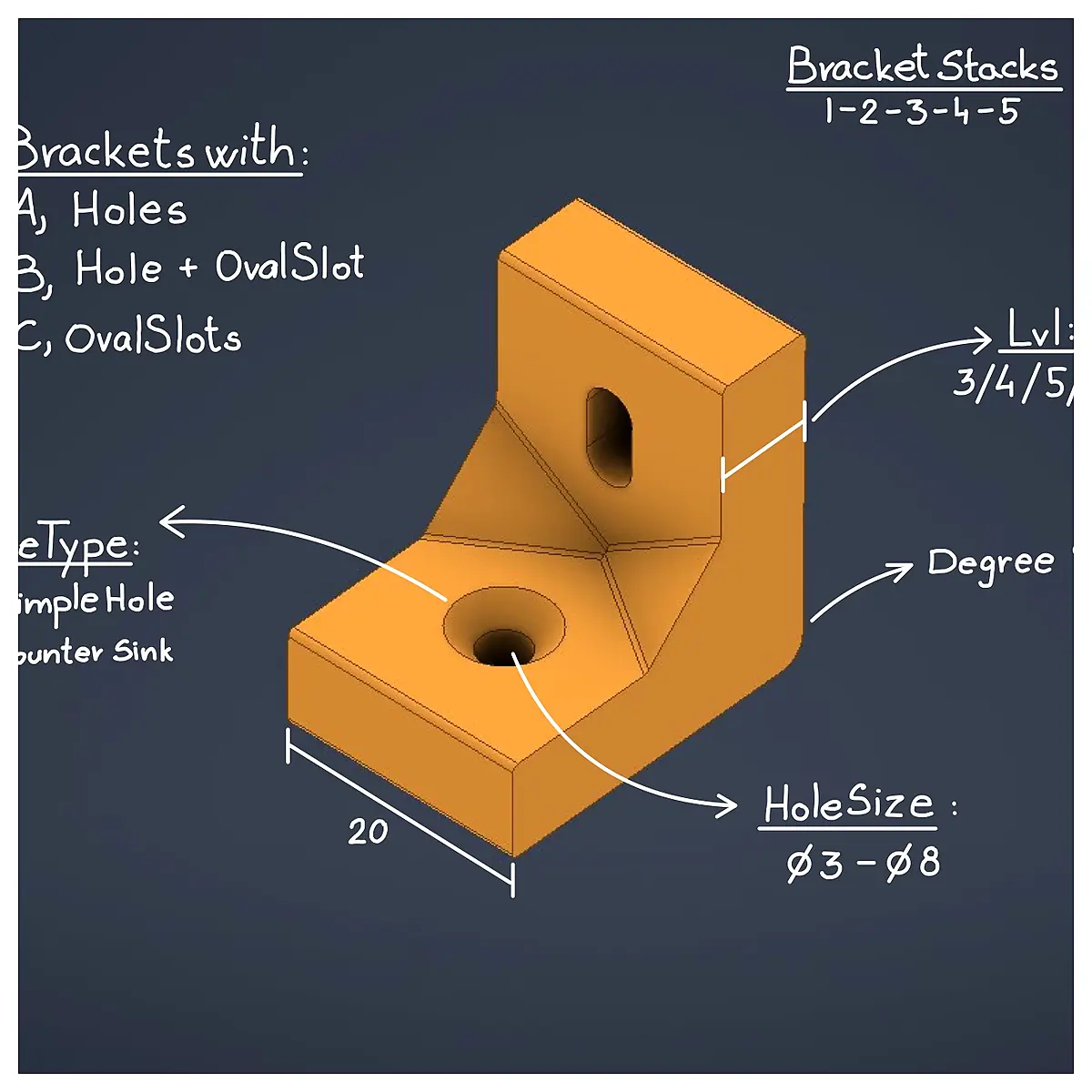 Corner Brackets 765pcs Bracket Parts Repair Installation Angle Support Universal