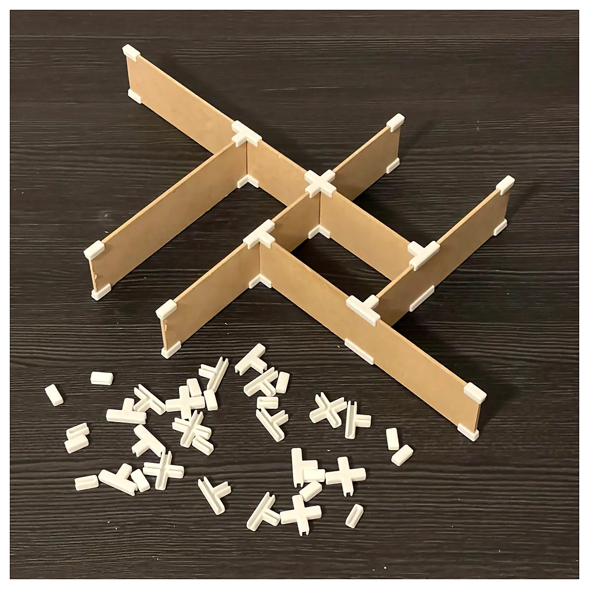 Drawer Divider Brackets Adjustable Dividers Storage Organizers Shelf Brackets Parts Repair Accessories