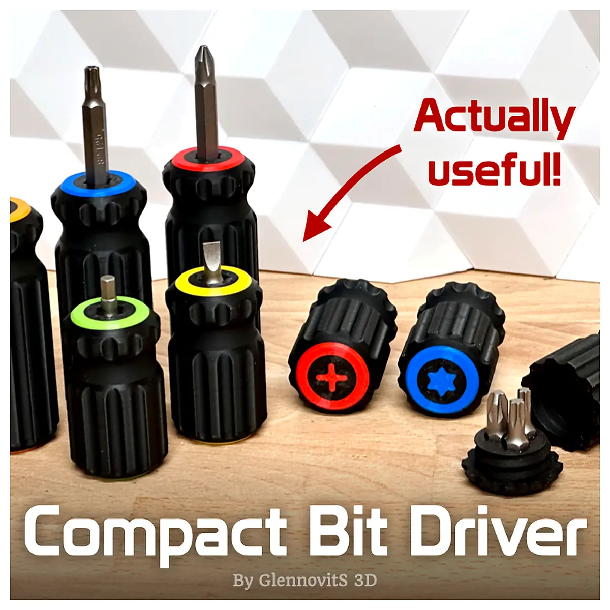 Compact Bit Driver Pocket Screwdriver Multi Tool Repair Tool Small Screwdriver Bits Universal