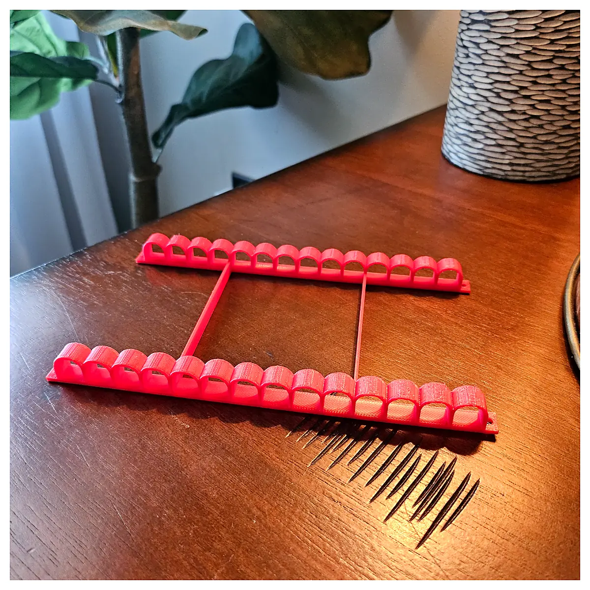 Straw Holder Organizer Automatic Curl Desk Storage Easy Convenient