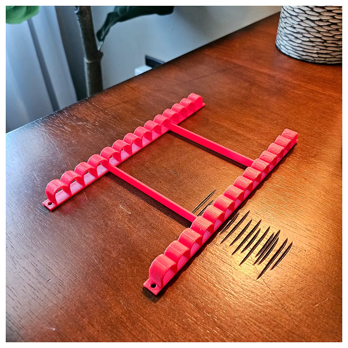 Straw Holder Organizer Automatic Curl Desk Storage Easy Convenient