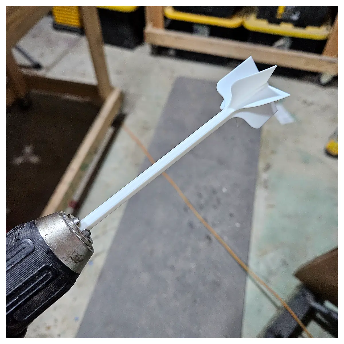Epoxy Resin Silicone Paddle Mixer Stirrer Drip Tool Manual Accessory Resin Art Supplies