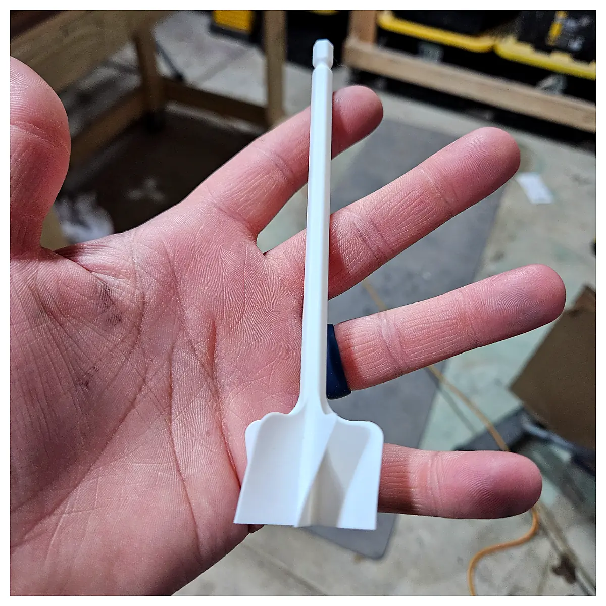 Epoxy Resin Silicone Paddle Mixer Stirrer Drip Tool Manual Accessory Resin Art Supplies