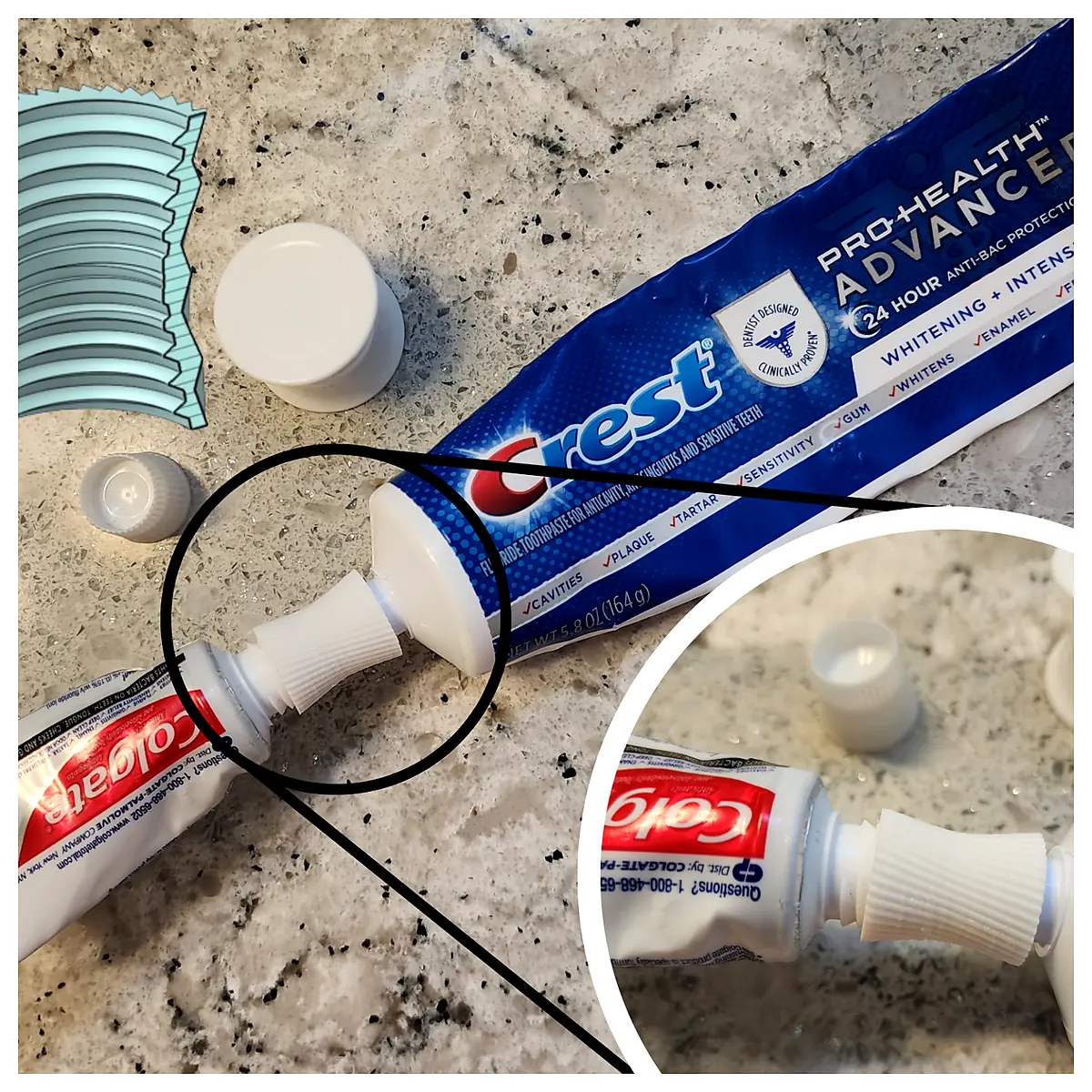 Toothpaste Tube Refiller Travel Universal Refill Dispenser Toothpaste Cartridge Waste Reduction