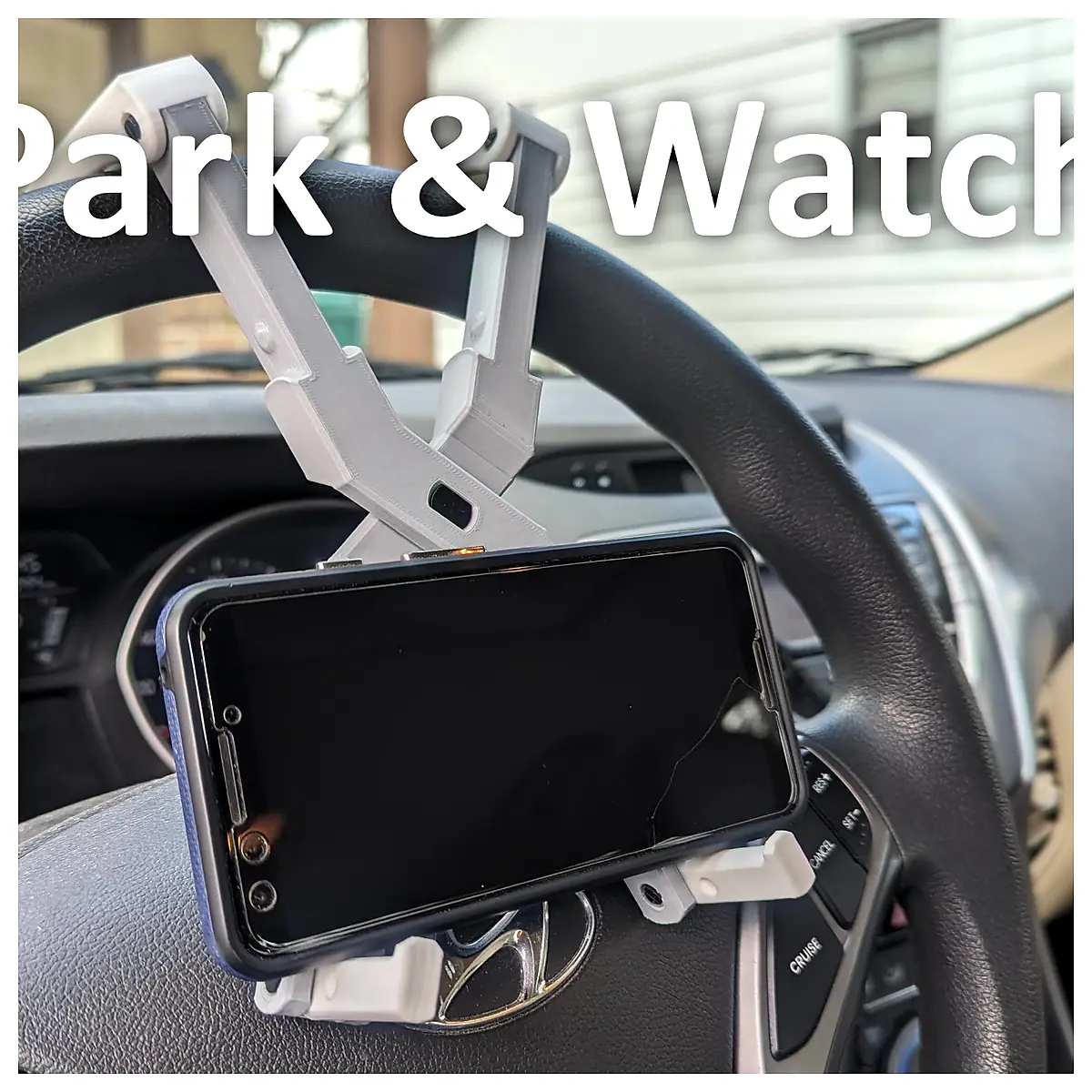 Phone Stand Car Mount Phone Holder Steering Wheel Watch Support Universal Accessory Repair Parts