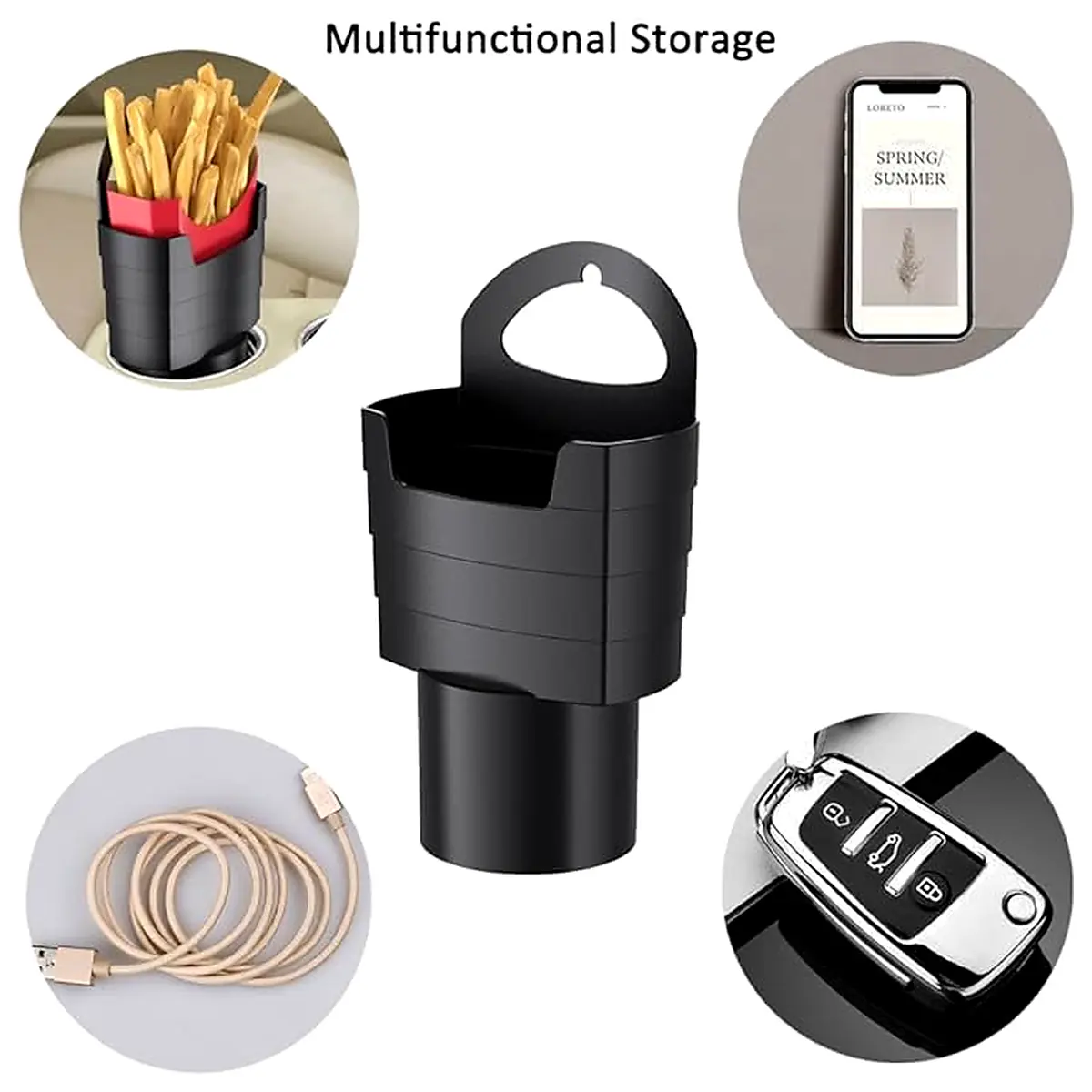 Car Cup Holder Drink Accessory Multi Function Holder Mobile Phone Stand Car Parts Drinkware