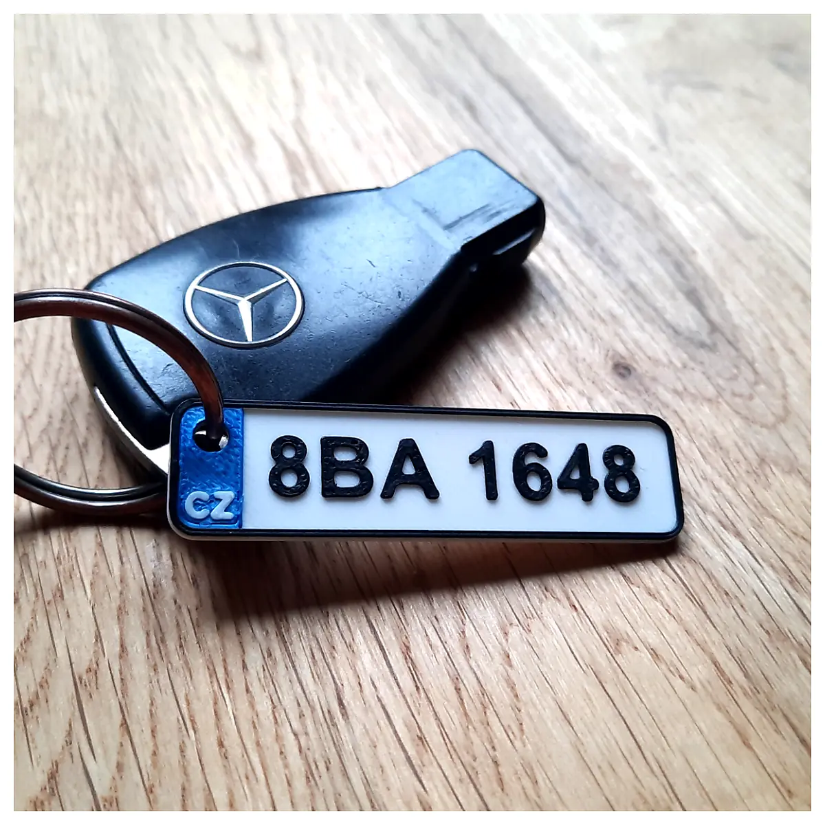 License Plate Keychain Customizable Universal Plate Parts Keyring Repair Accessories