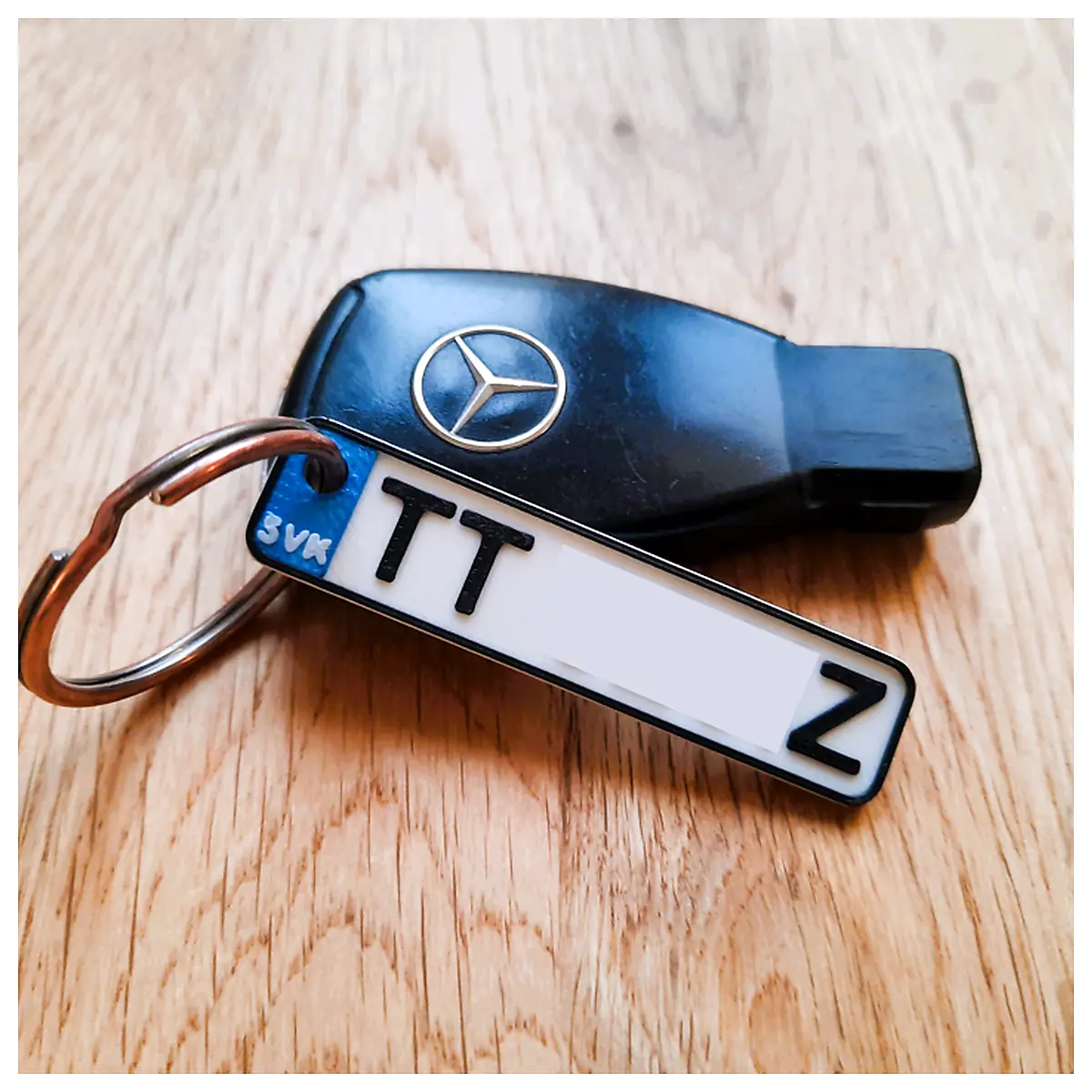 License Plate Keychain Customizable Universal Plate Parts Keyring Repair Accessories