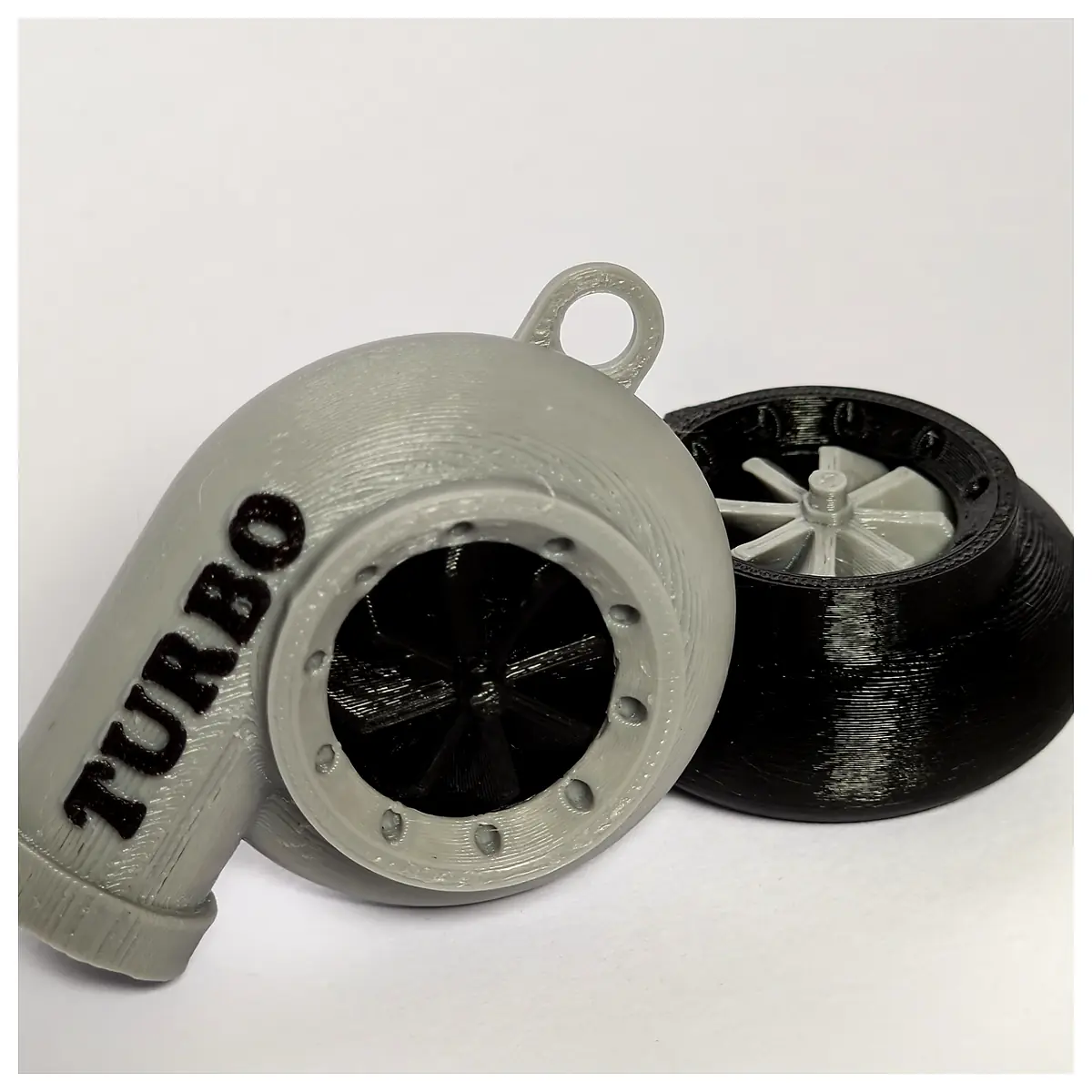 Spinning Turbo Keychain Whistle Emergency Signal Alarm Rescue Device