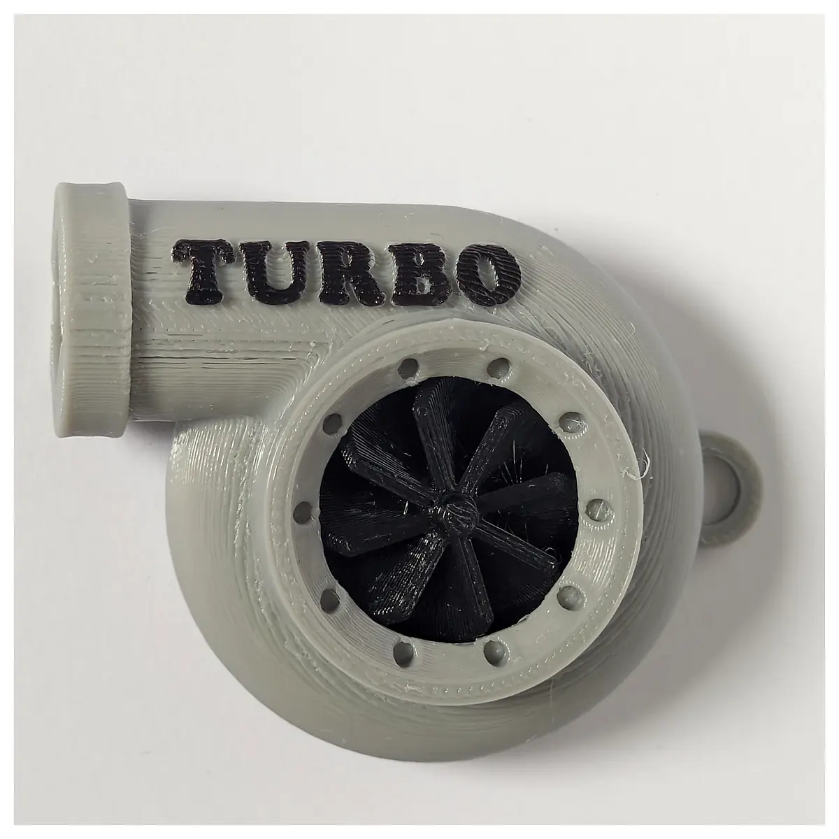 Spinning Turbo Keychain Whistle Emergency Signal Alarm Rescue Device