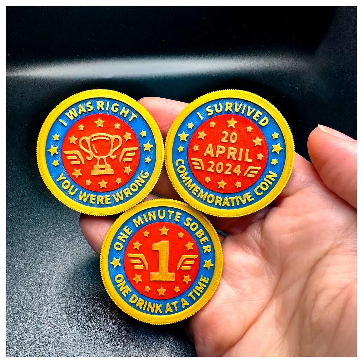 Custom Joke Commemorative Coins Editable Templates Mint Memorials Unique Gifts Collectible Coins