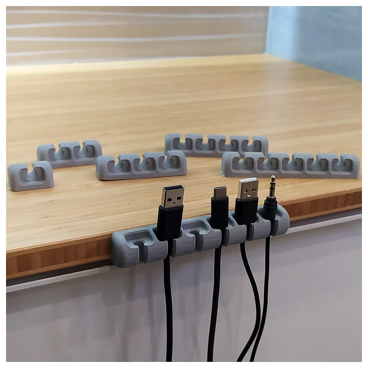Cable Organizer Kit Cable Management System Cord Clips Wire Ties Cable Holders Universal Cable Storage Solutions Cable Management Accessories