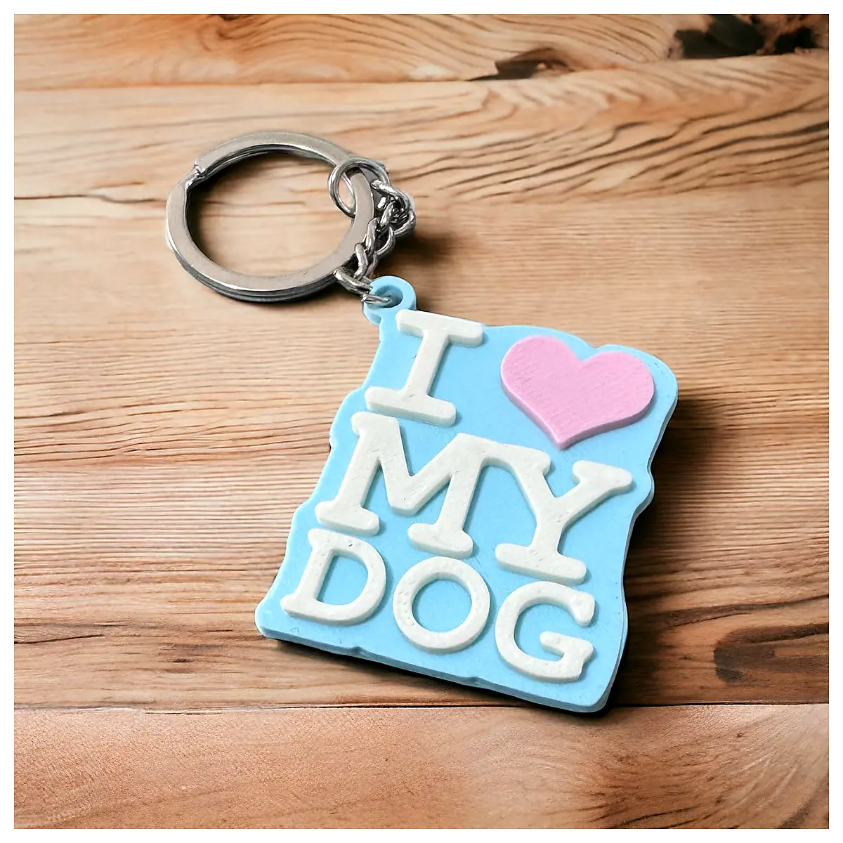 Dog Keychain Love My Dog Pet Memorial Gift Dog Tag Jewelry Dog Lover Gift Keychains