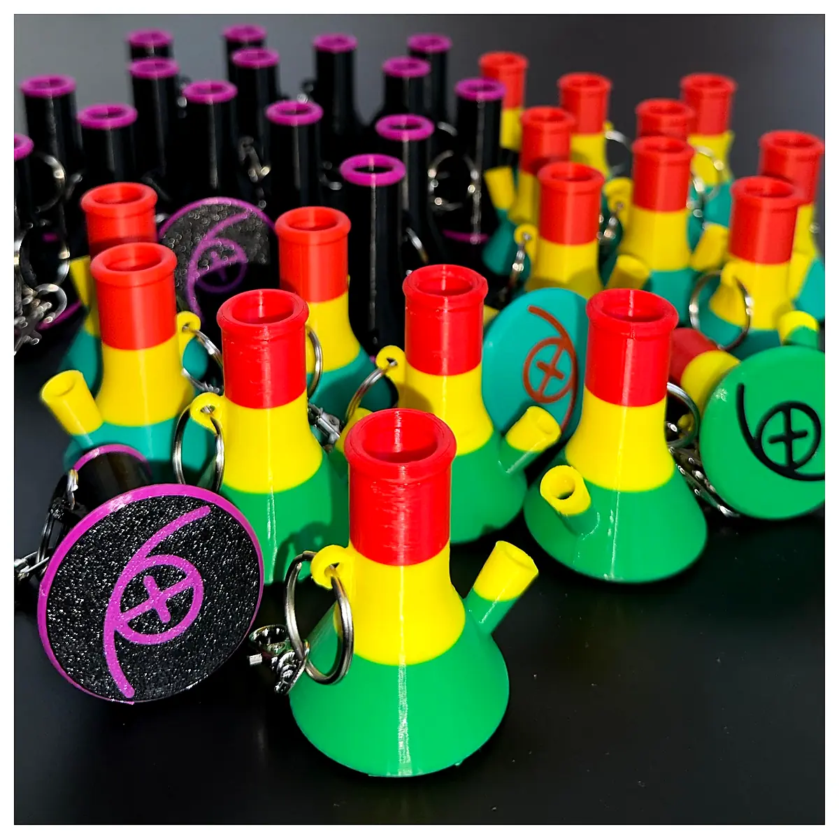 Mini Bong Keychain V3 Bong Accessories Water Pipe Parts Bong Repair Smoking Accessories