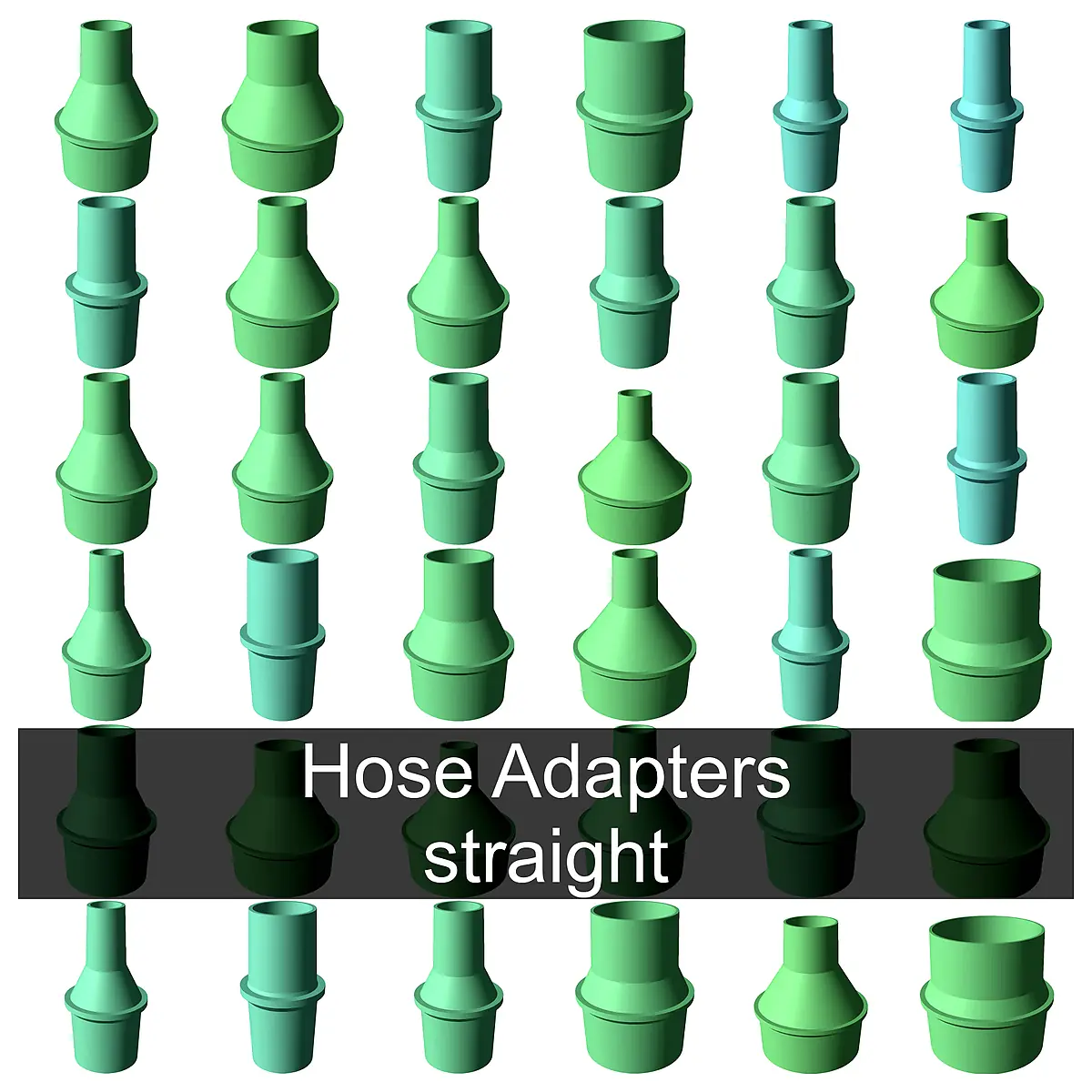 Vacuum Hose Adapters Universal Connectors Replacement Parts Repair Accessories
