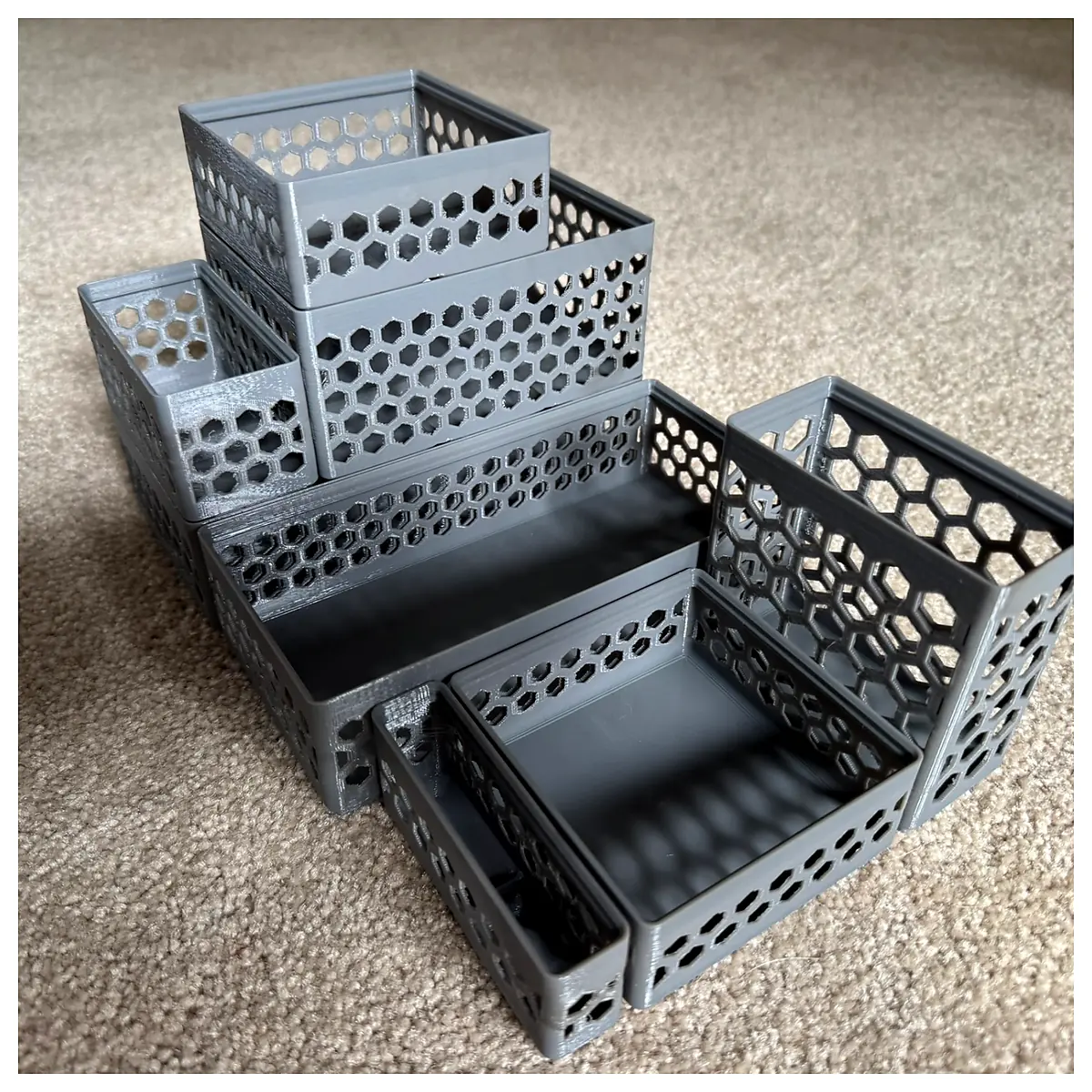 Gridfinity Hex Bins All s Storage Solutions Organization Parts Repair