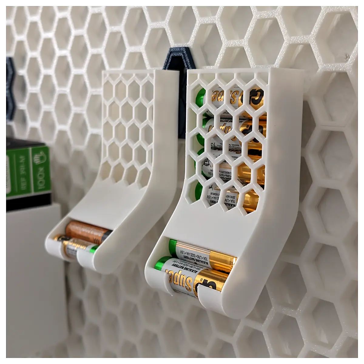 Honeycomb Storage Wall HSW Battery Dispenser Charger Battery Storage Battery Accessories Universal