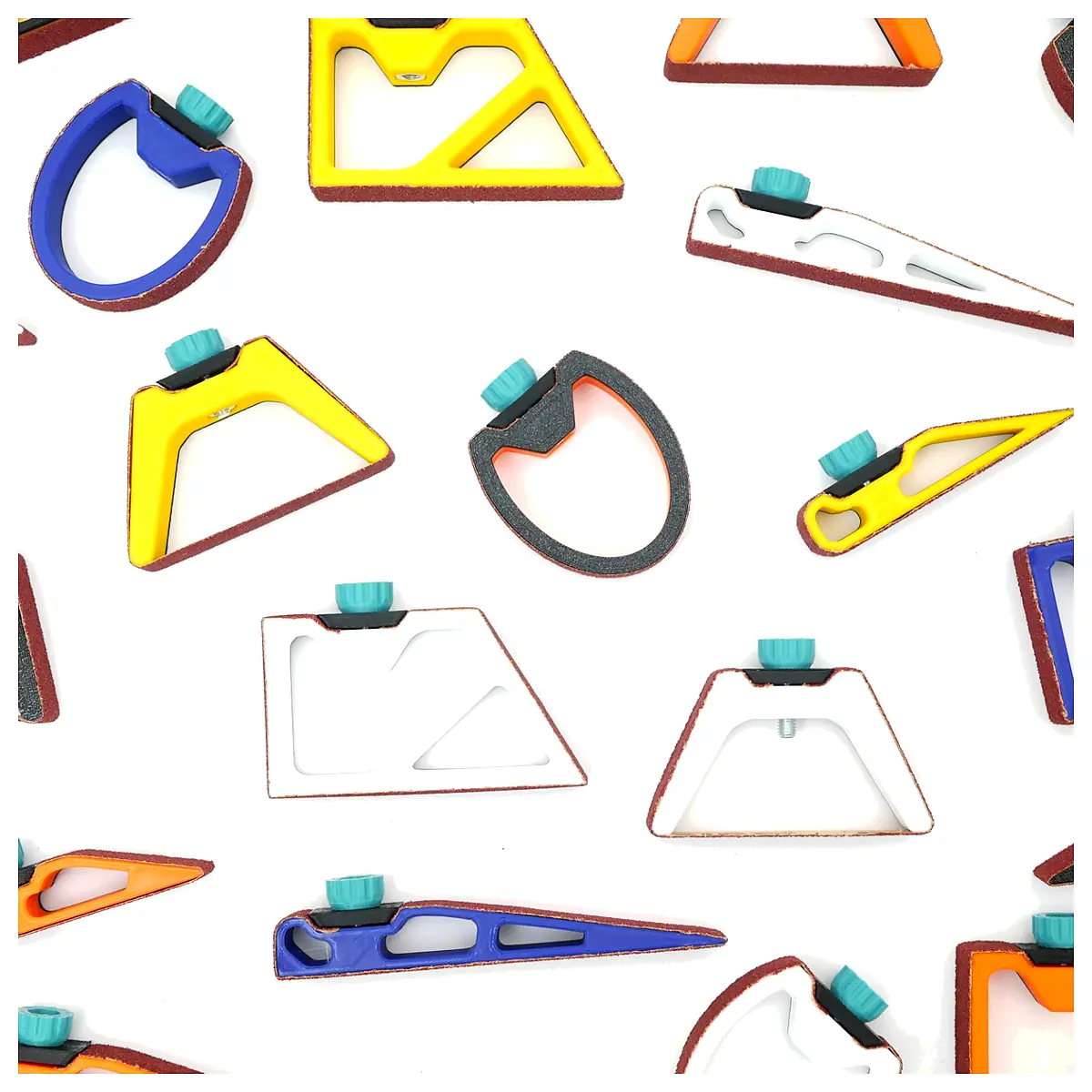Mini Sanding Blocks Multi Surface Sanding Block Set Detail Sanding Tools Repair Accessories