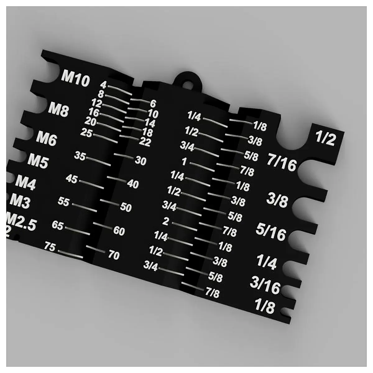 Screw Measuring Tool Metric Standard Thread Measurement Gauge Screw Measuring Accessories