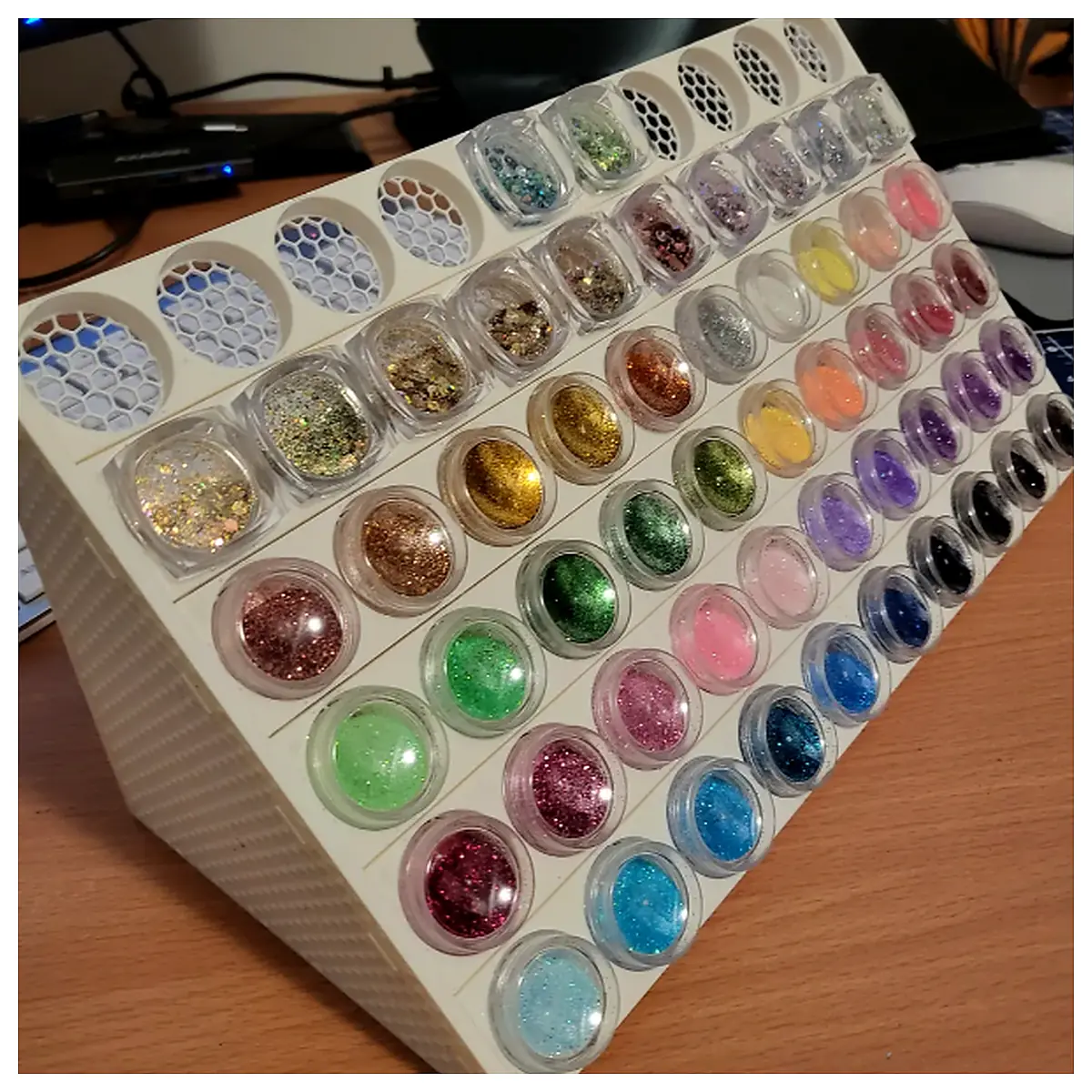 Glitter Sample Holder Cups Small Containers Craft Supplies Accessories Bulk Retail Wholesale