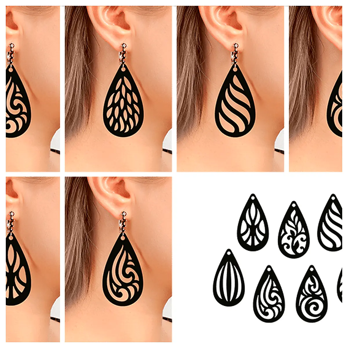 Drop Earrings Wholesale Simple Elegant Small Dangle Jewelry Accessories Bulk Retail Variety Options