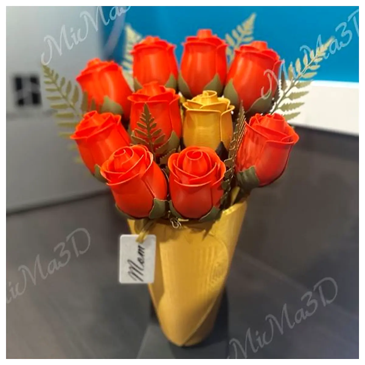 Rose Bouquet Flowers Gift Romantic Love Flower Shop Roses Party Decorations Party Flowers