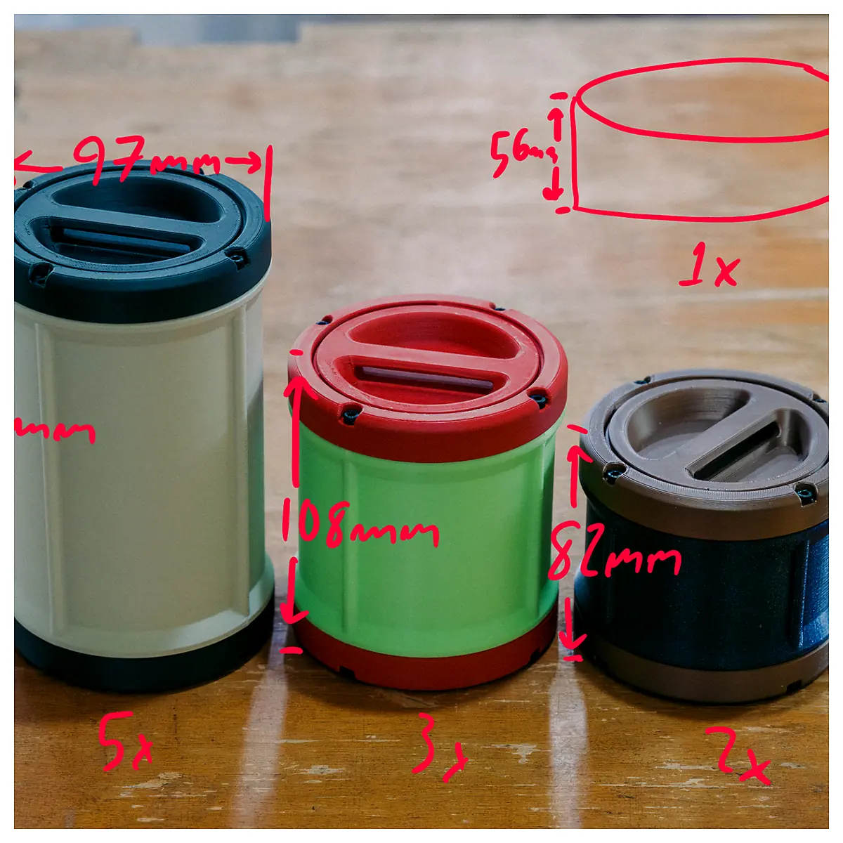 Mini Canisters Parts Repair Replacement Containers Versatile Storage Solutions