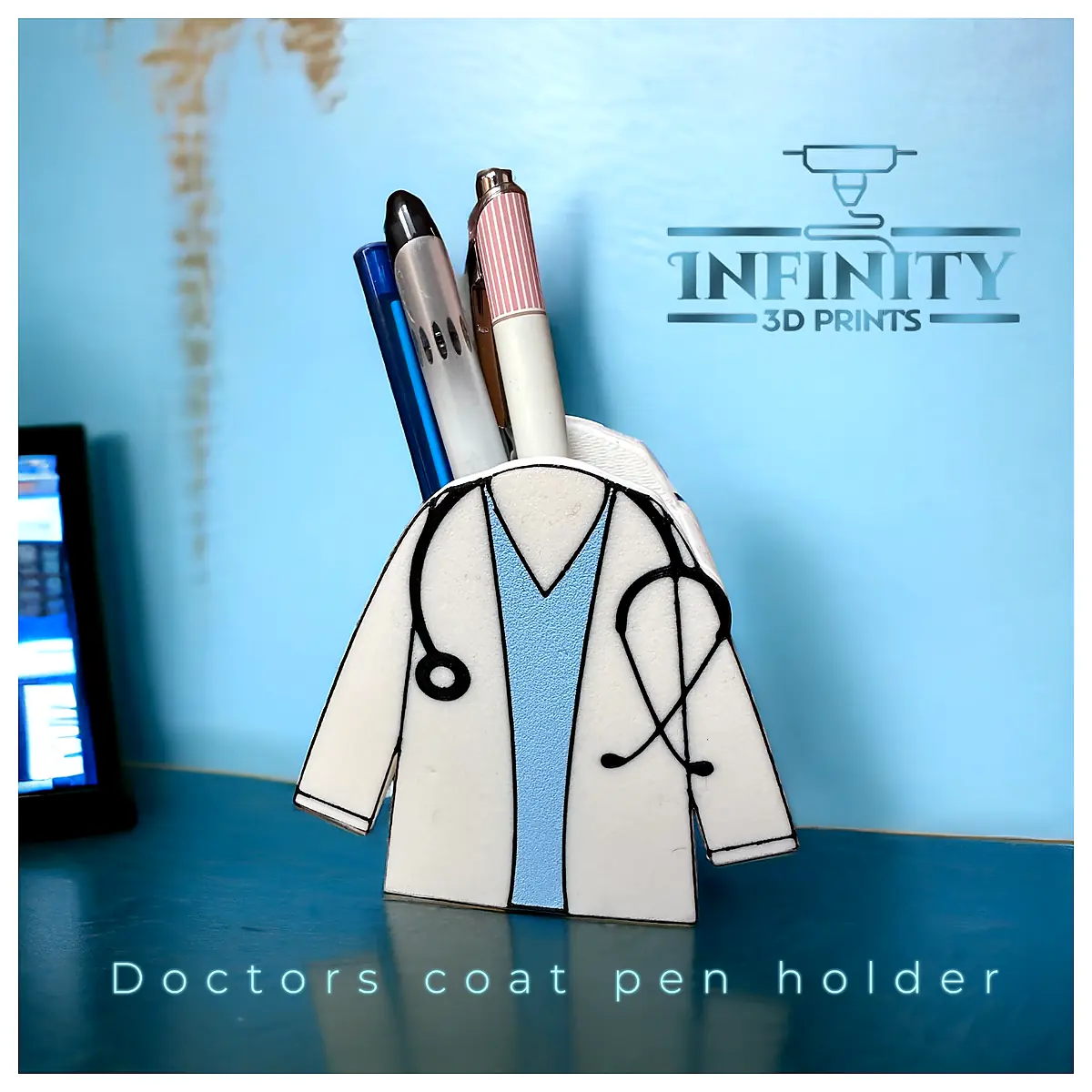 Doctor Coat Pen Holder Multi Purpose Desk Organizer Medical Supplies Holder Office Storage