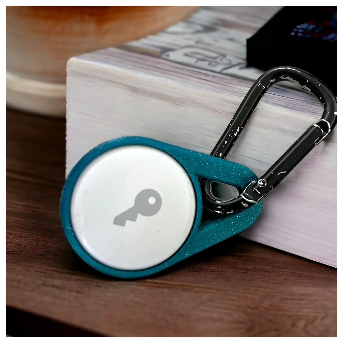 Air Tag Holder Keychain Case Universal Tracker Accessory Keyring Finder Protection