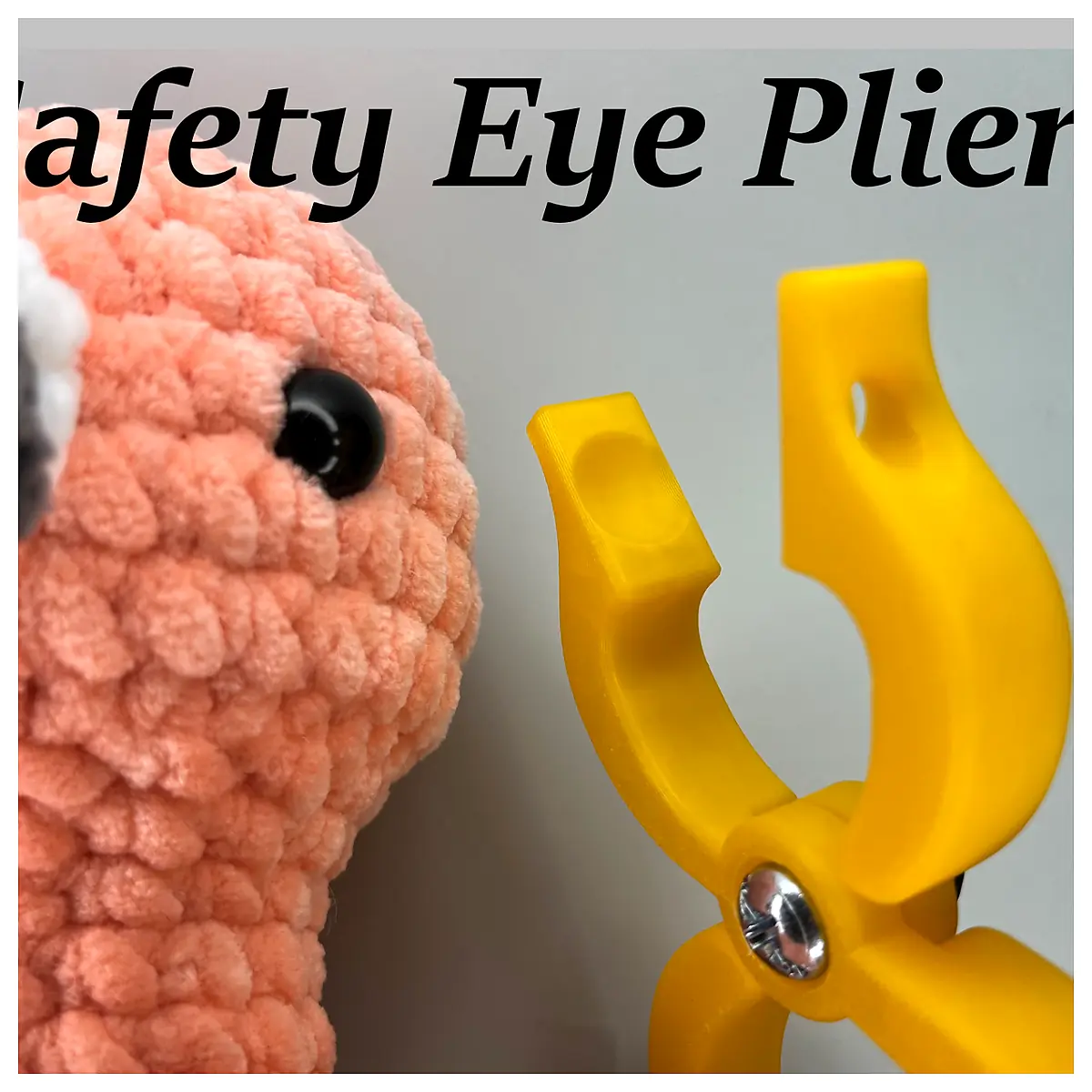 Crochet Safety Eyes Pliers Hooking Tool Eye Accessories Replacement Repair