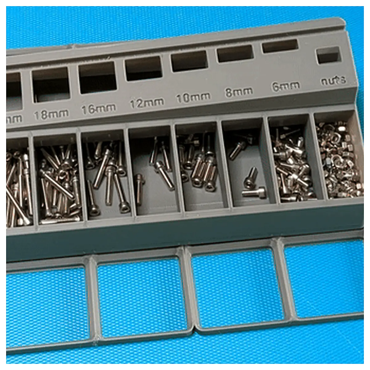 Gridfinity M3 Bolt Sorter Organizer Sort Parts Automation Storage System Bolt Organizers