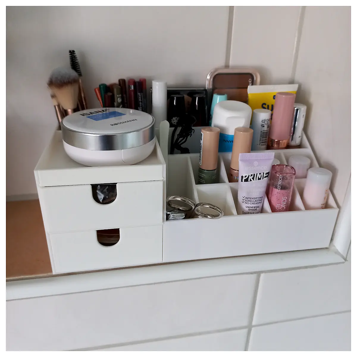 Makeup Organizer with Drawers Storage Unit Drawer Organizer Cosmetic Storage Solutions Multi Tiered Storage