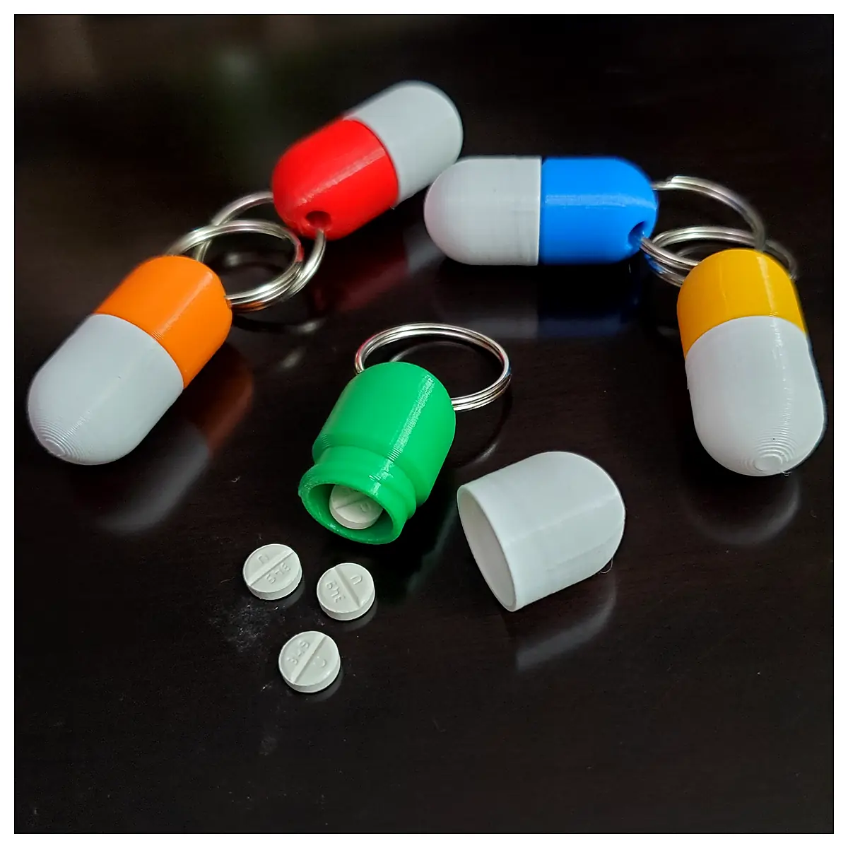Pill Case Shape Pill Pocket Medication Holder Travel Case Universal Pill Organizer Replacement