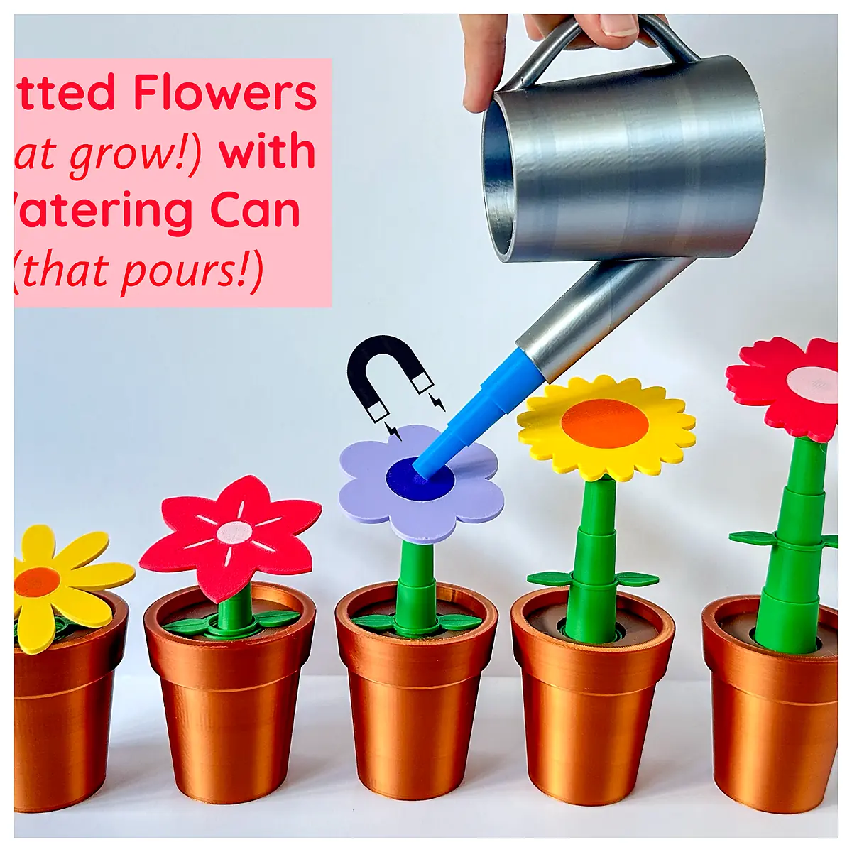 Potted Flowers Watering Can Garden Tools Plant Care Irrigation Flowers Plants Greenery