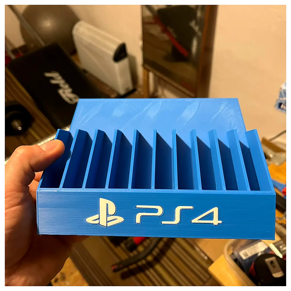 PS4 Game Stand Adjustable Console Stand Gaming Accessory Desktop Holder Stable Support