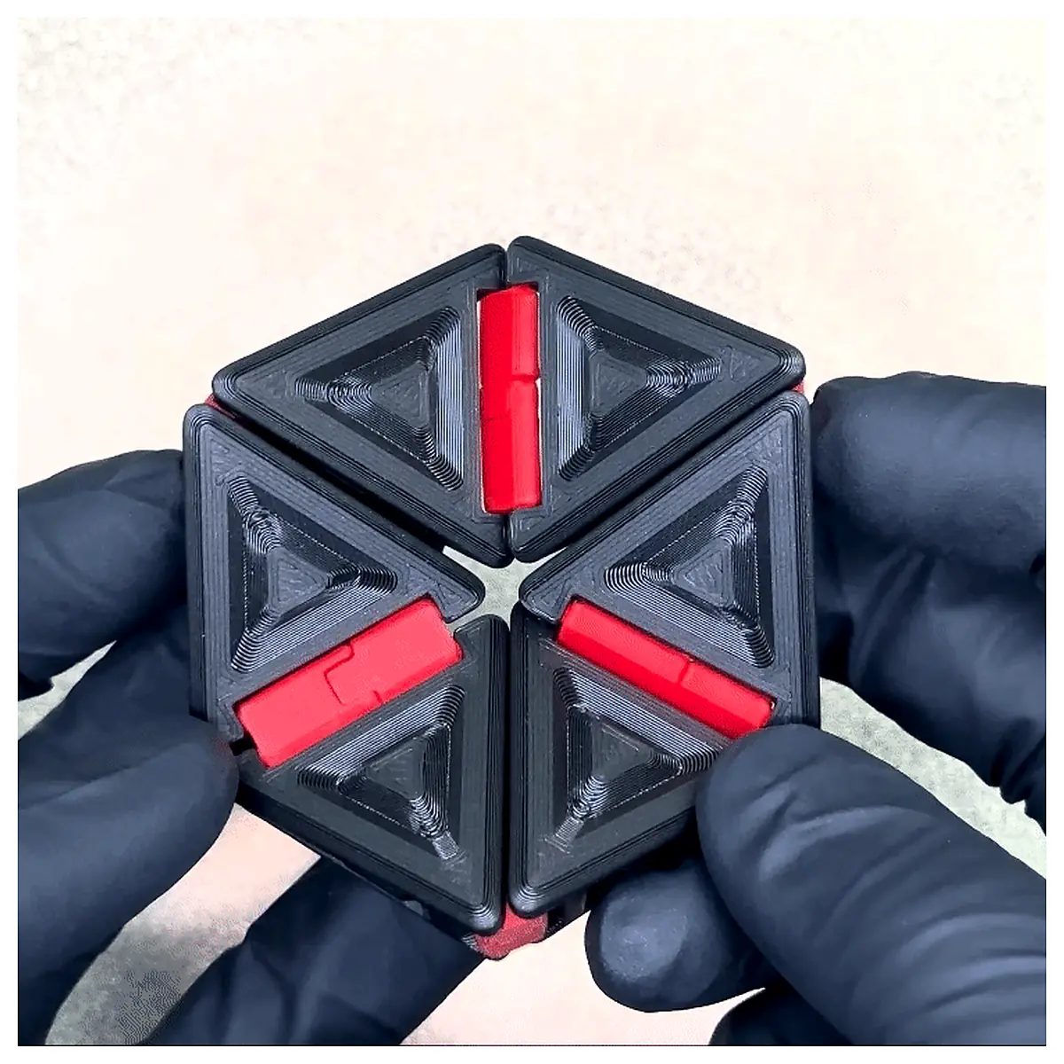 Infinite Hexagon v20 Triangles 3D Model Geometry Simulation Rendering Game Assets Design